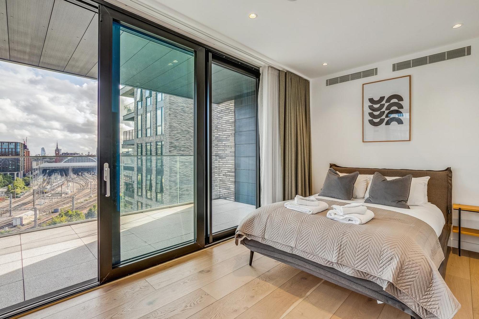 Modern King'S Cross Apartments London Zimmer foto